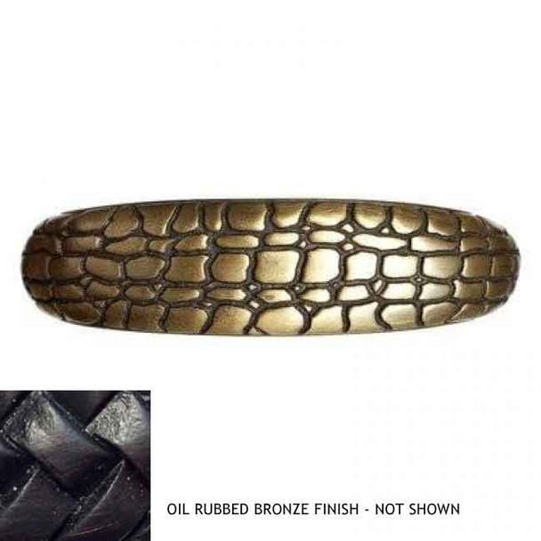 3" CTC Textured Crocodile Pull - Oil Rubbed Bronze