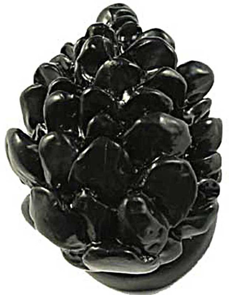 1-1/2" Pinecone Knob - Black