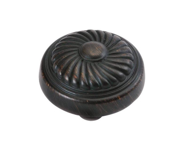 1-1/4" Dia. French Country Cabinet Knob - Vintage Bronze