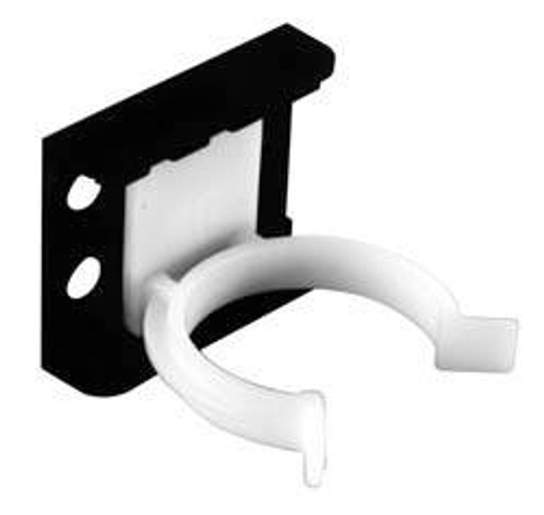 Toekick Clip, screw mounted, plastic, black