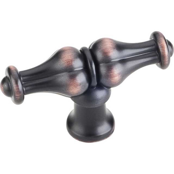 2-1/4" Bella T-Knob - Brushed Oil Rubbed Bronze