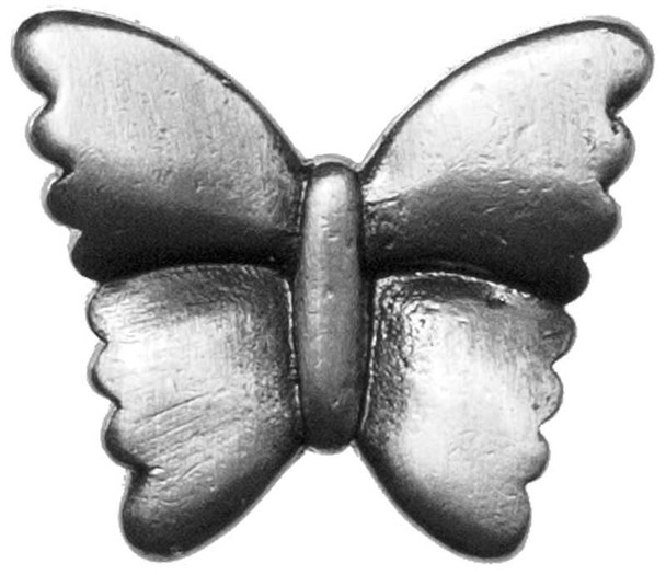 1-1/4" Large Butterfly Knob - Pewter