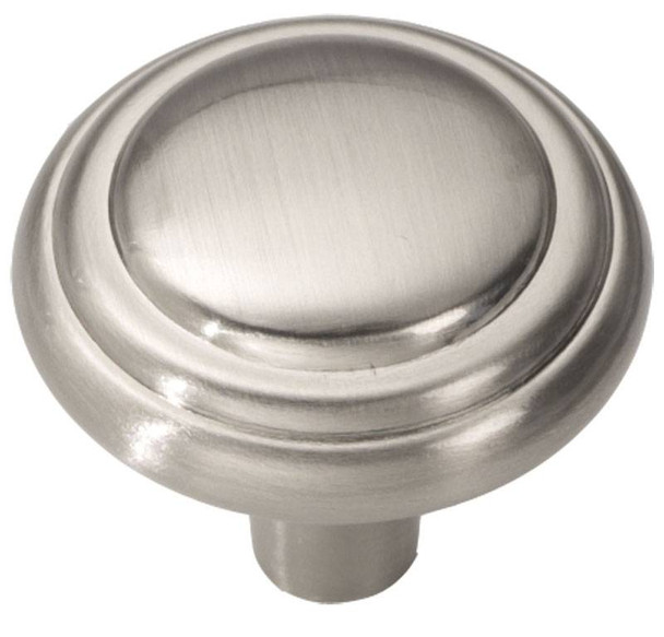 1-1/8" Dia. Bel Aire Cabinet Knob - Satin Nickel