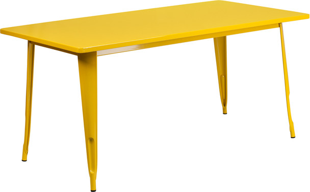 Rectangular Metal Indoor-Outdoor Table