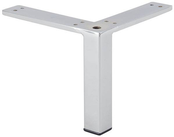 Furniture Foot, steel, polished chrome-plated, 231mm