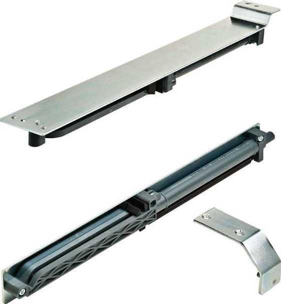 Easy Close for Pull-Out Cabinet Slide, steel and plastic, gray