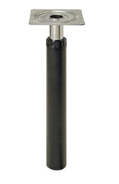 Koyo Pedestal Leg, with lock, steel, chrome polished, 60mm
