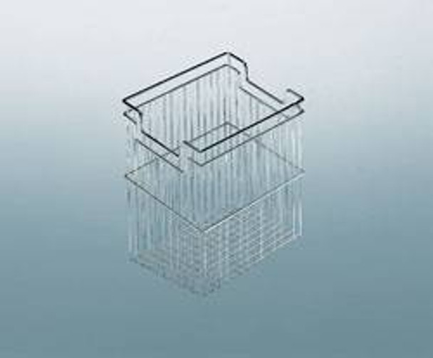 Laundry Basket, steel, chrome-plated, 235mm x 260mm x 420mm