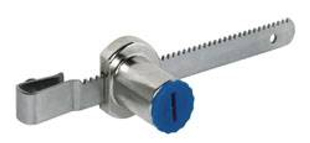 Sliding Glass Door Lock, Symo, zinc, nickel-plated matt