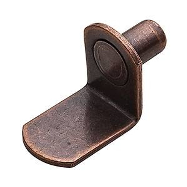 Shelf Support, steel, bronzed, 1/4"