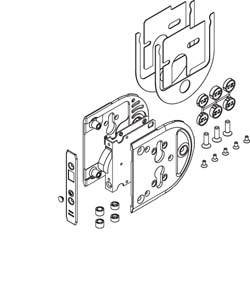 Toplock Sliding Glass Door Lock, for profile cylinder