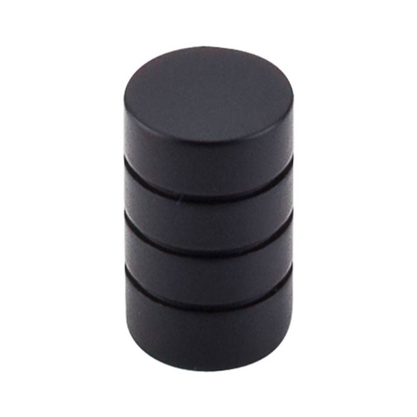 5/8" Dia. Stacked Knob - Flat Black