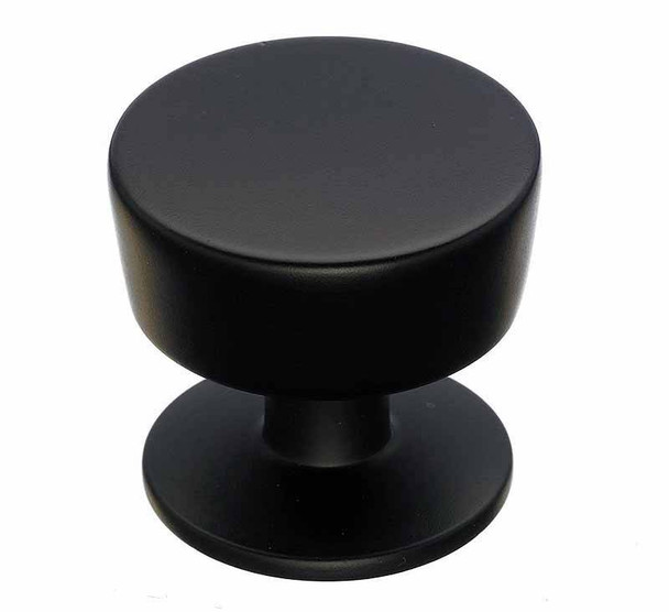 1-3/16" Dia. Essex Knob - Flat Black