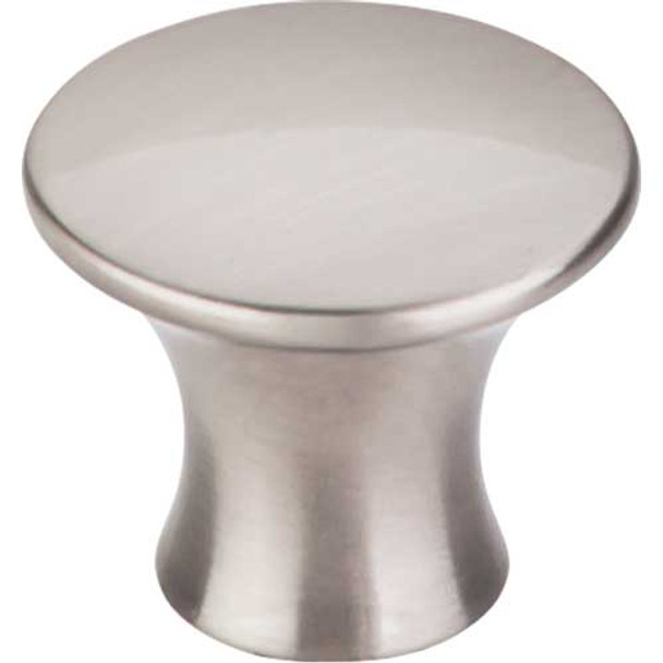 1-5/16" Dia. Oculus Round Knob Large - Brushed Satin Nickel