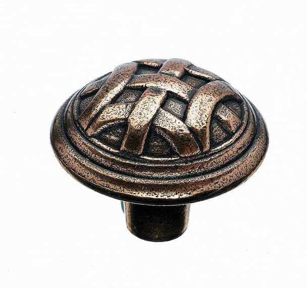 1-1/4" Dia. Celtic Knob Large - Old English Copper