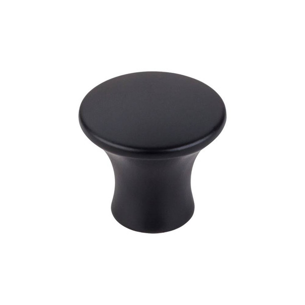 1-1/8" Dia. Oculus Round Knob Medium - Flat Black