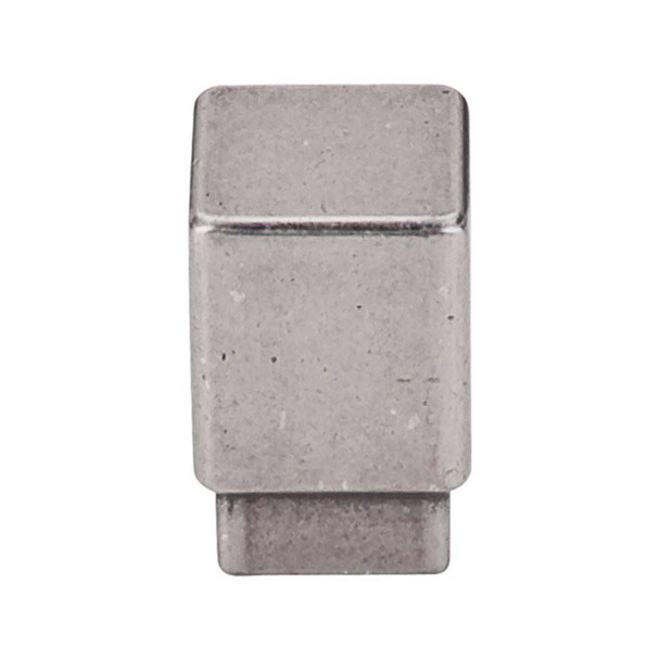 3/4" Square Sanctuary Tapered Knob - Pewter Antique