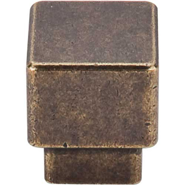 1" Square Sanctuary Tapered Knob - German Bronze