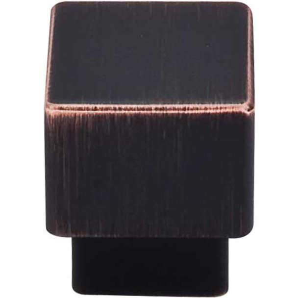 1" Square Sanctuary Tapered Knob - Tuscan Bronze