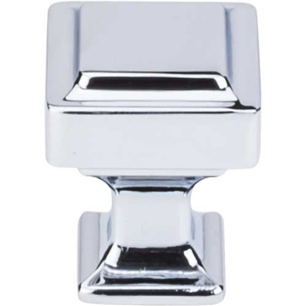 1" Square Ascendra Knob - Polished Chrome