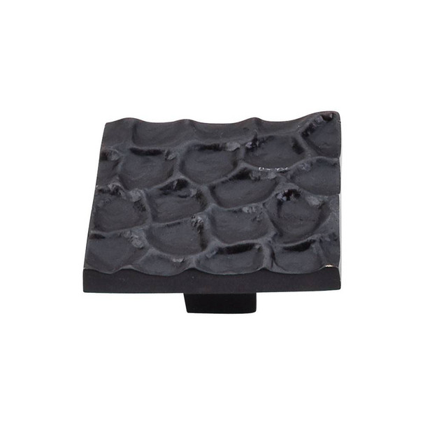 1-15/16" Square Cobblestone Knob Large - Coal Black