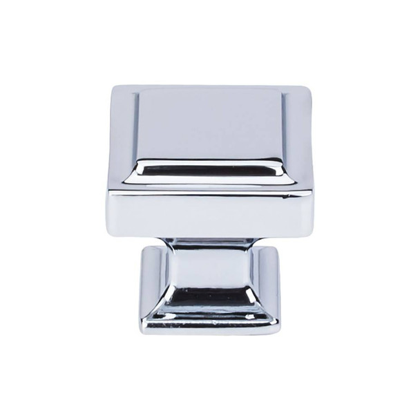 1-1/4" Square Ascendra Knob - Polished Chrome