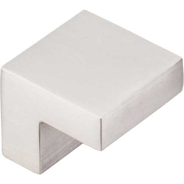 5/8" CTC Square Knob - Brushed Satin Nickel