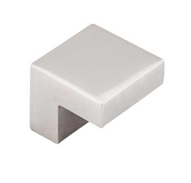 5/8" CTC Square Knob - Polished Nickel