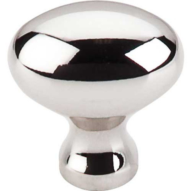 1-1/4" Egg Knob - Polished Nickel