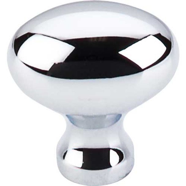 1-1/4" Egg Knob - Polished Chrome