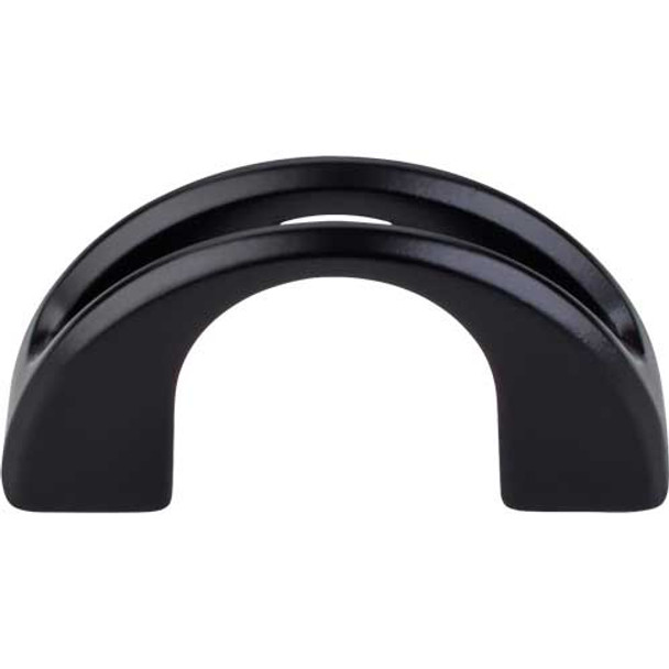 1-1/4" CTC Tango U Finger Pull - Flat Black