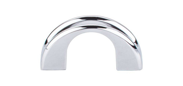 1-1/4" CTC Tango U Finger Pull - Polished Chrome