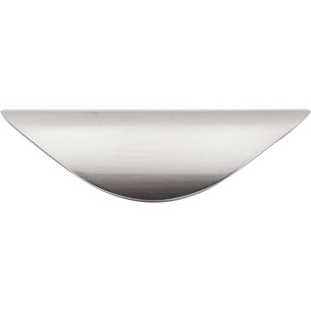 1-1/4" CTC Nouveau Cup Pull - Brushed Satin Nickel