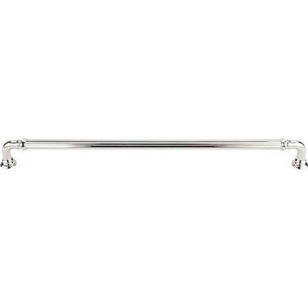 12" CTC Reeded Pull - Polished Nickel