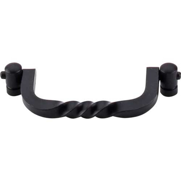 3-3/4" CTC Twist Drop Pull - Patina Black