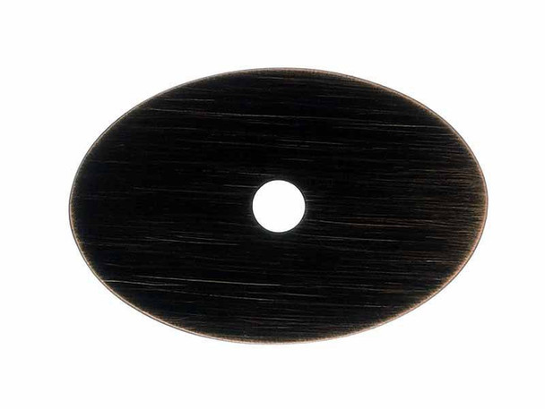 1-1/2" Oval Sanctuary Backplate Medium - Tuscan Bronze