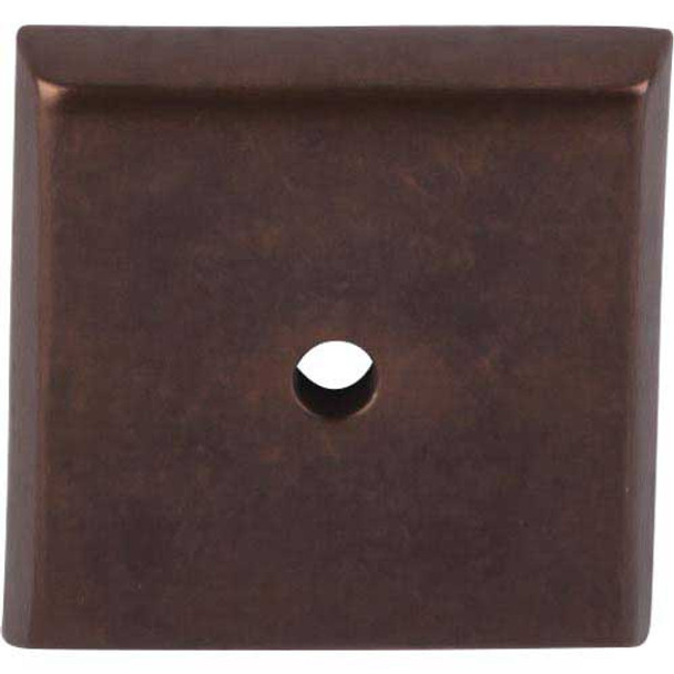 1-1/4" Square Aspen Backplate - Mahogany Bronze