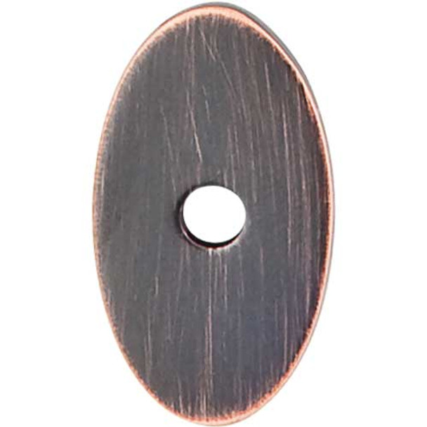 1-1/4" Oval Sanctuary Backplate Small - Tuscan Bronze