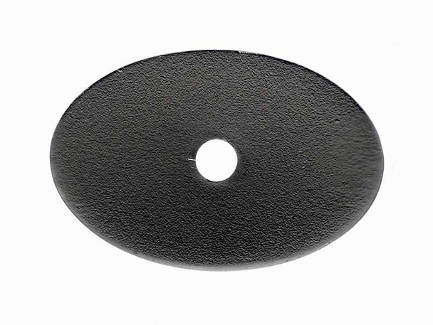 1-1/2" Oval Sanctuary Backplate Medium - Brushed Satin Nickel