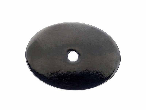 1-3/4" Oval Sanctuary Backplate Large - Polished Nickel