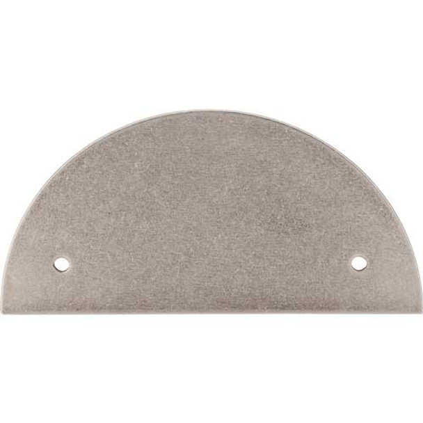 3-1/2" CTC Sanctuary Half Circle Backplate - Pewter Antique