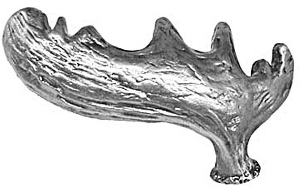 3" CTC Moose Paddle Left Facing Pull - Pewter