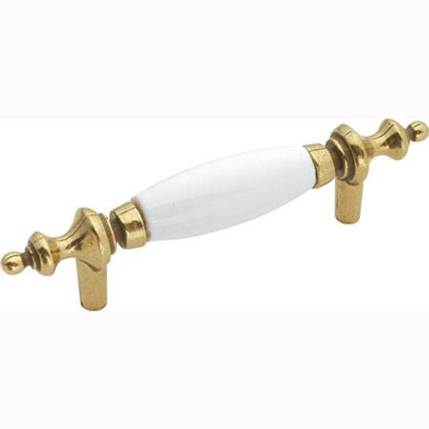 3" CTC English Cozy Cabinet Pull - White