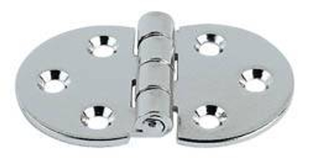 Flap Hinge, steel, nickel-plated polished