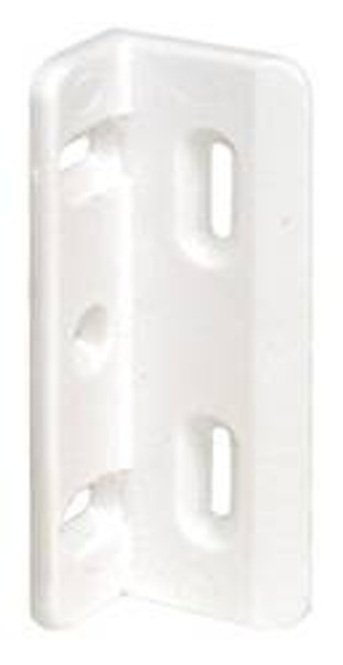 Kolbe Korner, plastic, white, 19 x 51mm, 50 piece package, includes cover caps and screws