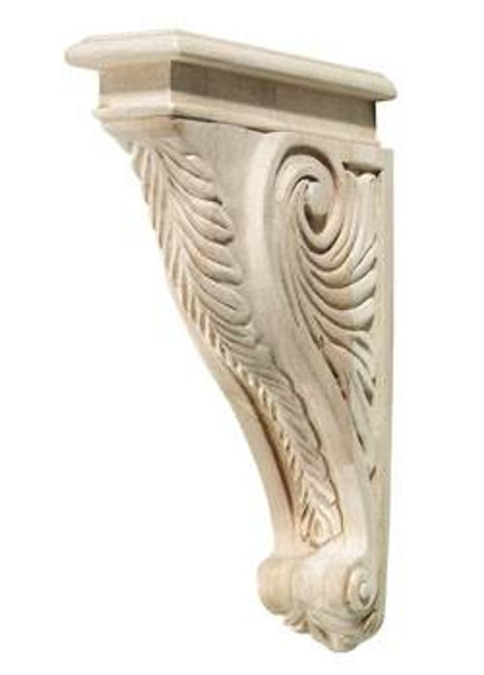 Corbel, acanthus, maple, 2-7/8" x 13"