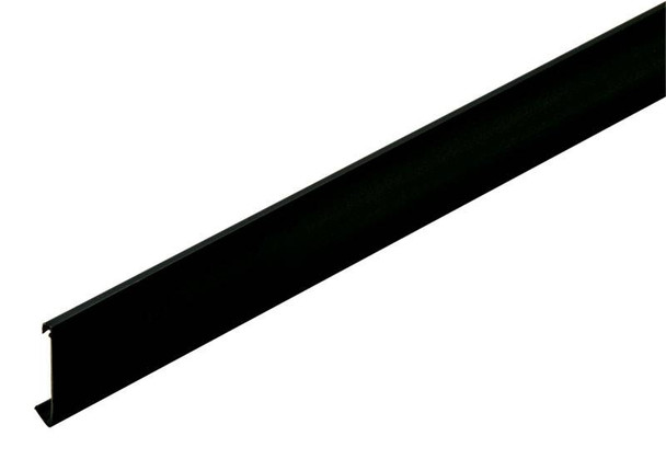 Covering Strip, plastic, black, for 290.11.900 - Box of 25
