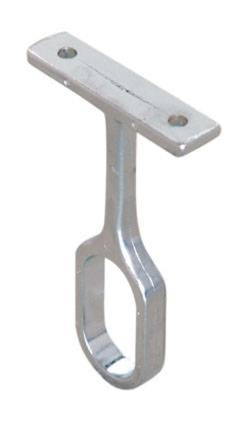 Oval Center Support, surface mount, zinc, chrome-plated 15mm x 3