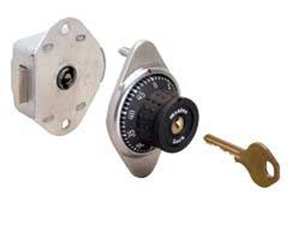 Mastercombi Lock, right hand, steel, galvanized, plastic, black