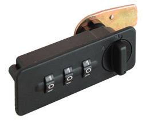 Combi-Code Lock 1157, horizontal, right, black